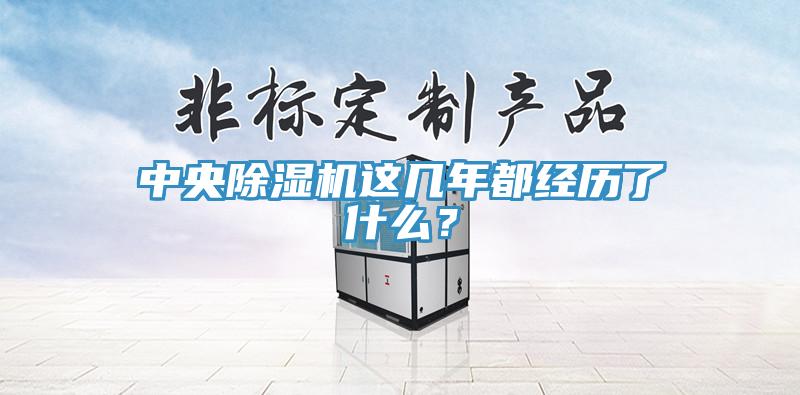 中央除濕機(jī)這幾年都經(jīng)歷了什么？