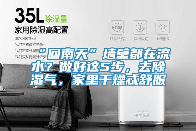 “回南天”墻壁都在流水？做好這5步，去除濕氣，家里干燥忒舒服