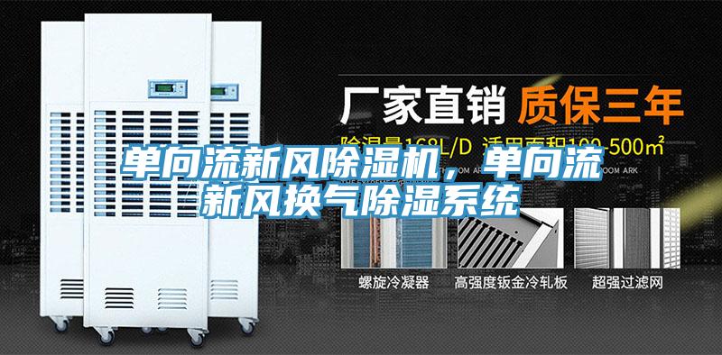 單向流新風除濕機,單向流新風換氣除濕系統