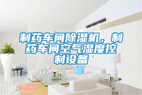 制藥車間除濕機，制藥車間空氣濕度控制設備