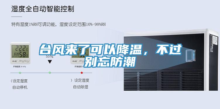 臺風來了可以降溫，不過別忘防潮