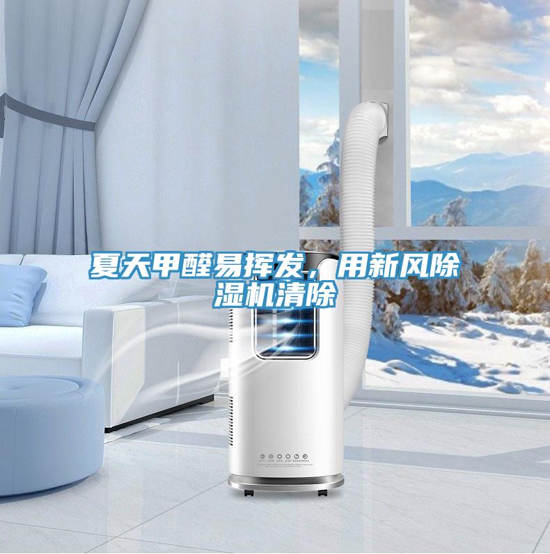 夏天甲醛易揮發，用新風除濕機清除