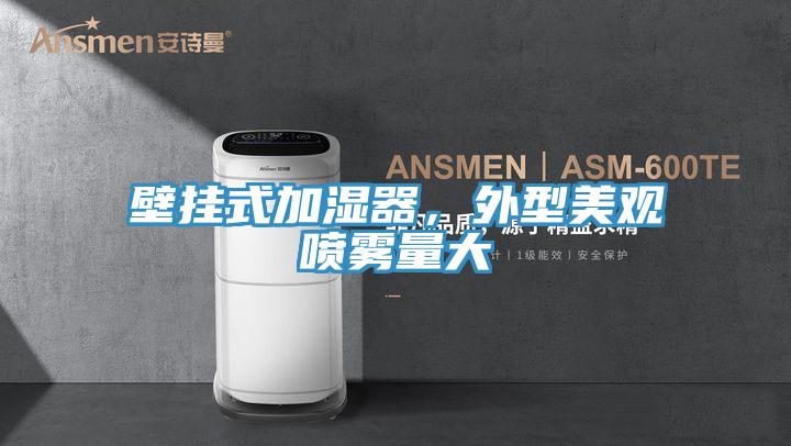 壁掛式加濕器，外型美觀噴霧量大