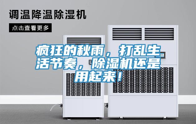 瘋狂的秋雨，打亂生活節(jié)奏，除濕機(jī)還是用起來(lái)！
