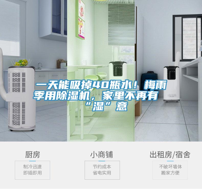 一天能吸掉40瓶水!梅雨季用除濕機,家里不再有“濕”意