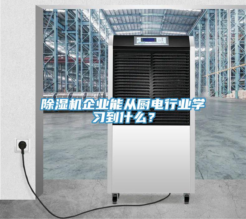 除濕機企業(yè)能從廚電行業(yè)學(xué)習(xí)到什么？
