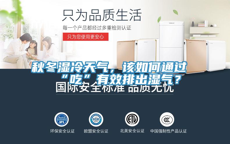 秋冬濕冷天氣，該如何通過“吃”有效排出濕氣？