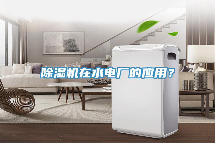 除濕機在水電廠的應用?