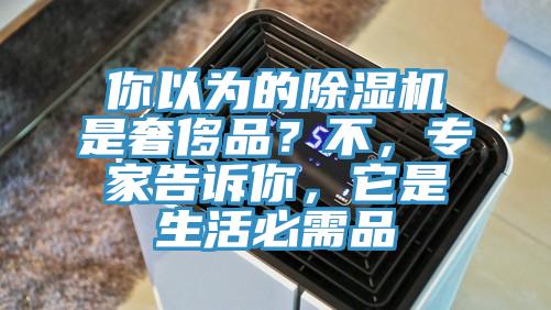 你以為的除濕機是奢侈品?不,專家告訴你,它是生活必需品