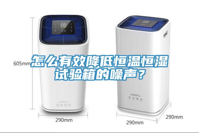 怎么有效降低恒溫恒濕試驗(yàn)箱的噪聲?