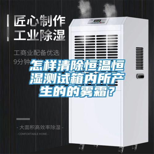 怎樣清除恒溫恒濕測(cè)試箱內(nèi)所產(chǎn)生的的霧霜?