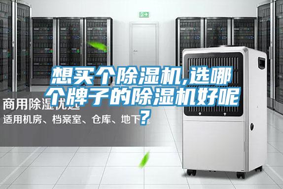 想買個除濕機,選哪個牌子的除濕機好呢？
