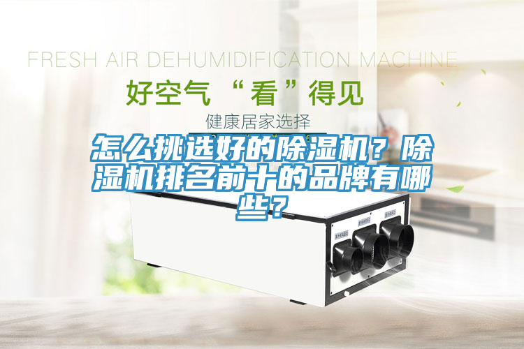 怎么挑選好的除濕機？除濕機排名前十的品牌有哪些？