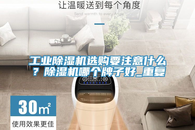 工業(yè)除濕機選購要注意什么？除濕機哪個牌子好_重復(fù)