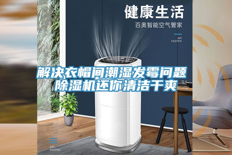 解決衣帽間潮濕發霉問題 除濕機還你清潔干爽