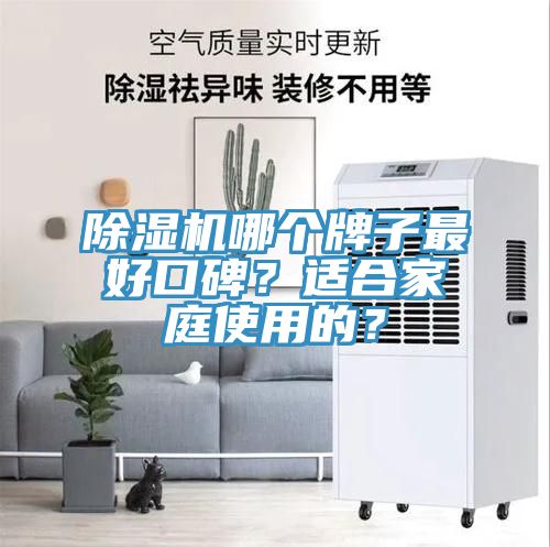 除濕機哪個牌子最好口碑？適合家庭使用的？