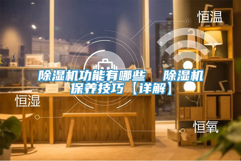 除濕機功能有哪些  除濕機保養技巧【詳解】