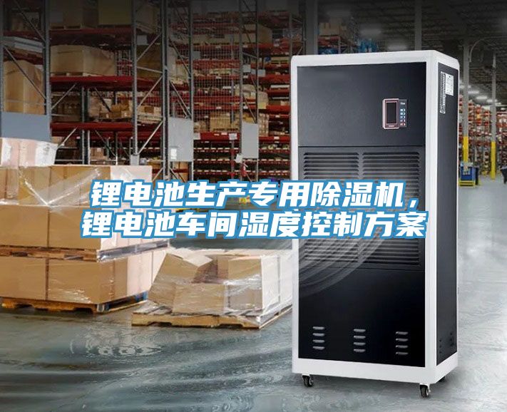 鋰電池生產(chǎn)專用除濕機(jī)，鋰電池車間濕度控制方案