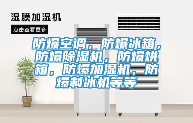 防爆空調(diào)，防爆冰箱，防爆除濕機，防爆烘箱，防爆加濕機，防爆制冰機等等