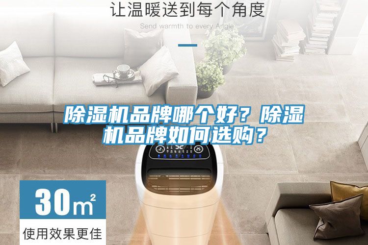 除濕機品牌哪個好？除濕機品牌如何選購？