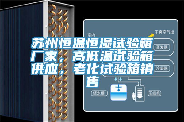 蘇州恒溫恒濕試驗箱廠家，高低溫試驗箱供應，老化試驗箱銷售