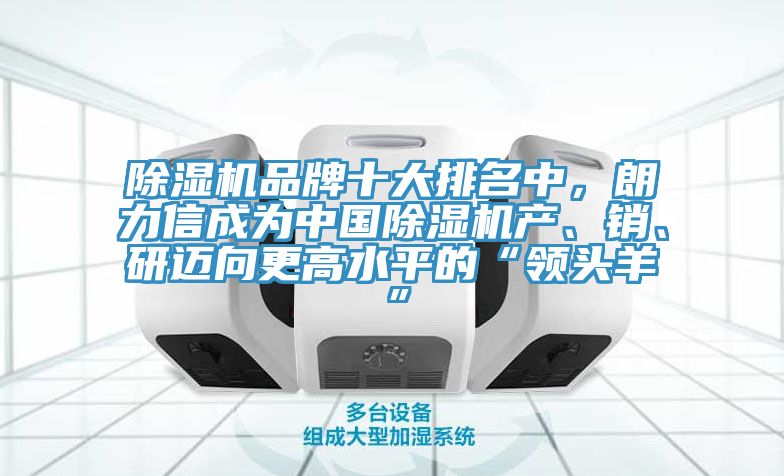 除濕機品牌十大排名中,朗力信成為中國除濕機產、銷、研邁向更高水平的“領頭羊”