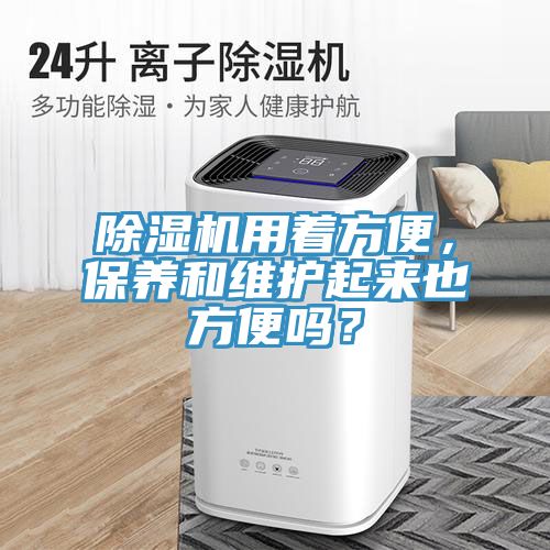 除濕機用著方便，保養(yǎng)和維護起來也方便嗎？