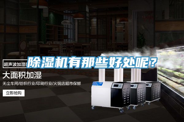 除濕機有那些好處呢？