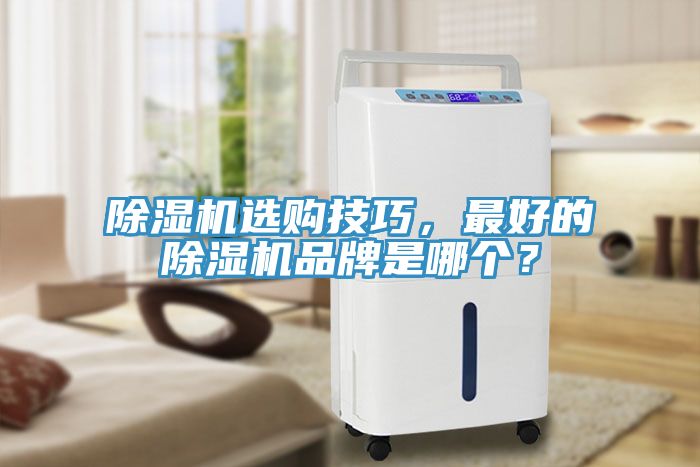 除濕機選購技巧，最好的除濕機品牌是哪個？