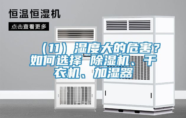 （11）濕度大的危害？如何選擇 除濕機(jī)、干衣機(jī)、加濕器