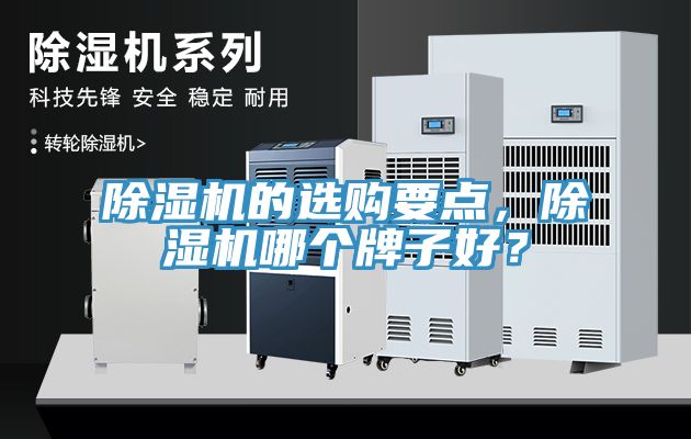 除濕機的選購要點，除濕機哪個牌子好？